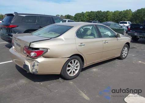 2002 Lexus Es 300 from USA, damaged, VIN JTHBF30G025005158